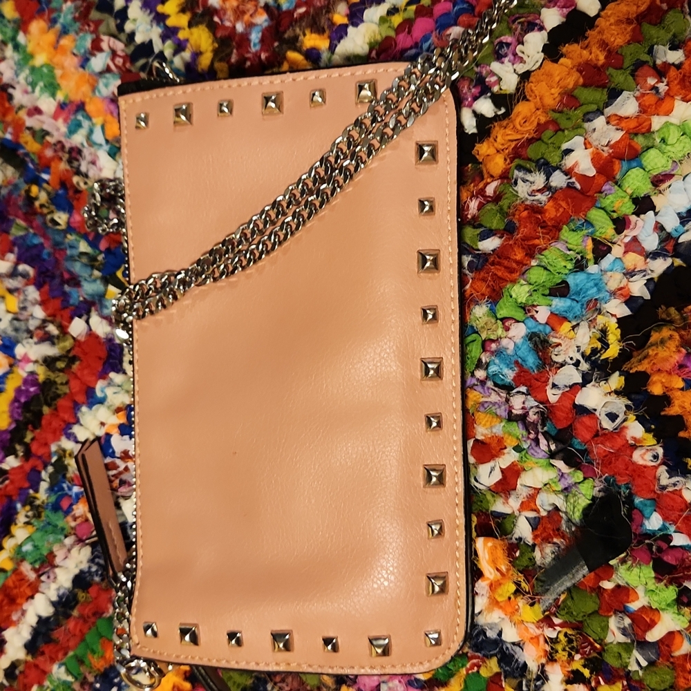 Zara studded two color crossbody bag